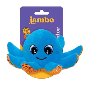 Brinquedo para Cachorro Jambo Mordedor Pelúcia Lhama Marrom